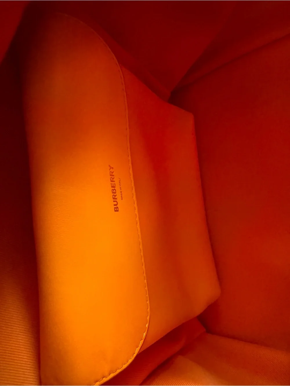 Burberry cube Leather Satchel !
